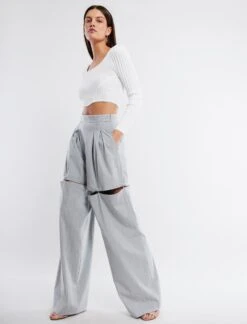 BCBGMAXAZRIA Laverne Oversized Trouser