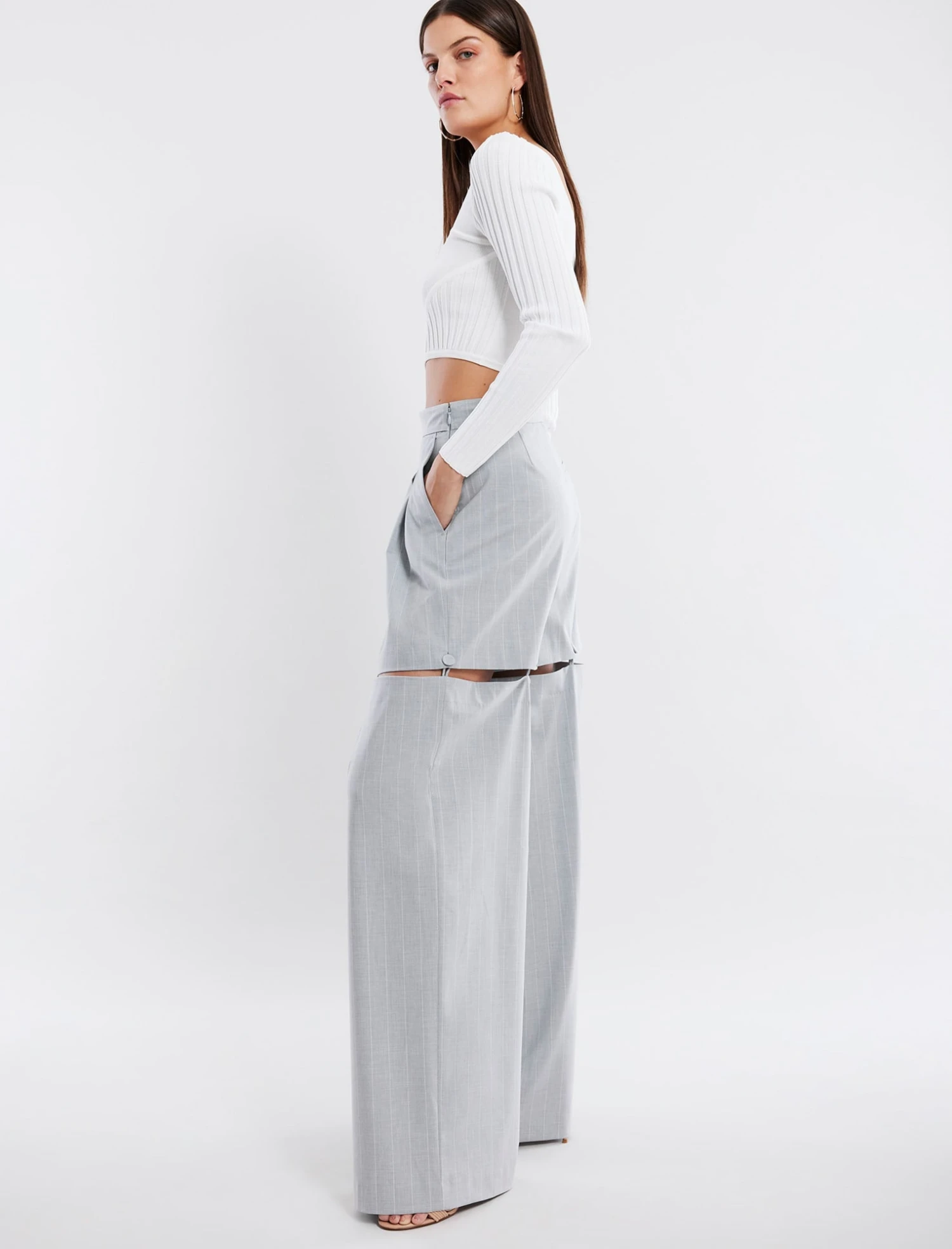 BCBGMAXAZRIA Laverne Oversized Trouser 2 BCBGMAXAZRIA Laverne Oversized Trouser - Image 2
