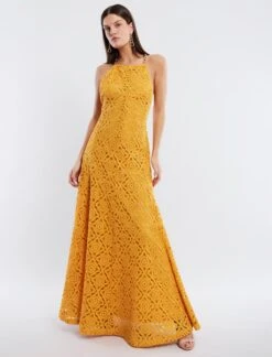 BCBGMAXAZRIA Miel Halter Dress