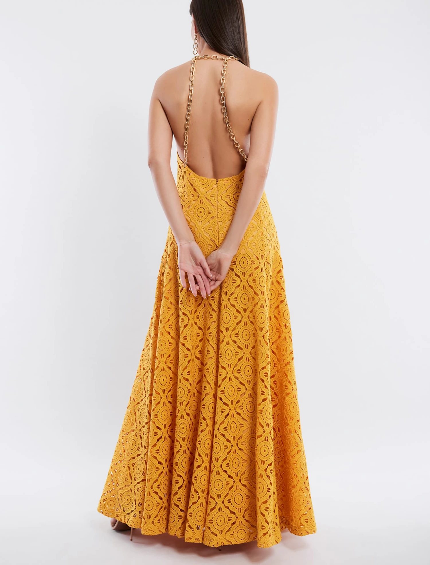 BCBGMAXAZRIA Miel Halter Dress 4 BCBGMAXAZRIA Miel Halter Dress - Image 4