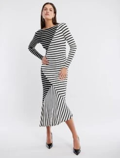 BCBGMAXAZRIA Risette Long Sleeve Dress