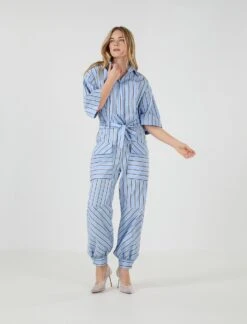 BCBGMAXAZRIA Tusef Tie Jumpsuit