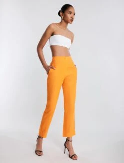 BCBGMAXAZRIA Amelie Linen Pant