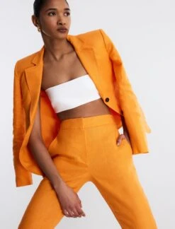 BCBGMAXAZRIA Amelie Linen Pant -Deals BCBGMAXAZRIA Store 2.28 B 23SRP106LI03 OC 6