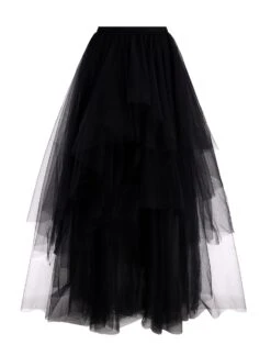 BCBGMAXAZRIA Layered Ruffle Tulle Skirt 16 BCBGMAXAZRIA Layered Ruffle Tulle Skirt -Deals BCBGMAXAZRIA Store 2.28 B 2VX2B44E BLK 8