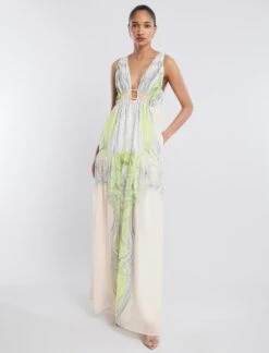 BCBGMAXAZRIA Eulanie Maxi Dress 10 BCBGMAXAZRIA Eulanie Maxi Dress -Deals BCBGMAXAZRIA Store 2.28 D 23SRD185GE01 YB 5