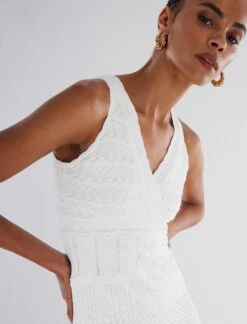 BCBGMAXAZRIA Adrienne V-Neck Fit-And-Flare Dress -Deals BCBGMAXAZRIA Store 2.28 D 2XX1S04E GAR 6