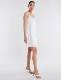 BCBGMAXAZRIA Guthrie Eyelet Dress -Deals BCBGMAXAZRIA Store 2.28 D ADR60386 100 3 HiRes