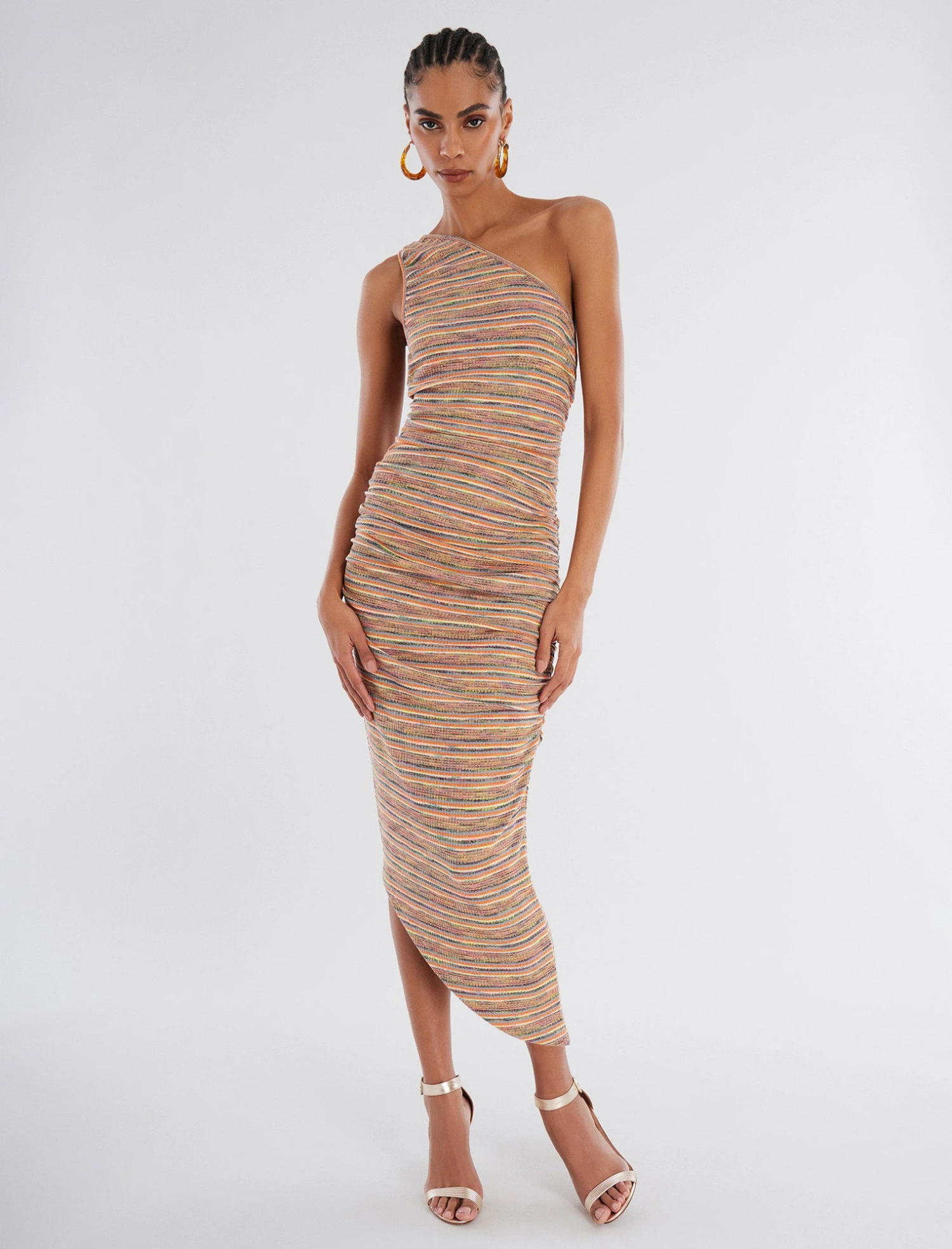 BCBGMAXAZRIA Landry One Shoulder Dress 5 BCBGMAXAZRIA Landry One Shoulder Dress - Image 5