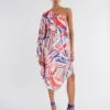 BCBGMAXAZRIA Asher One Shoulder Dress