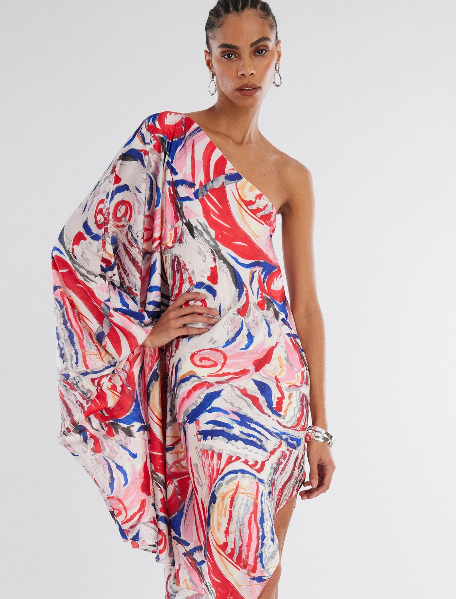 BCBGMAXAZRIA Asher One Shoulder Dress 5 BCBGMAXAZRIA Asher One Shoulder Dress - Image 5