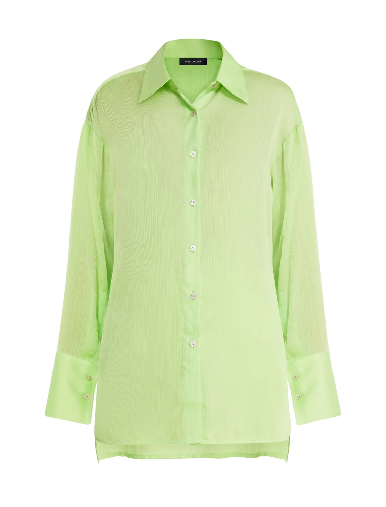 BCBGMAXAZRIA Satin Button-Up Top 7 BCBGMAXAZRIA Satin Button-Up Top - Image 7