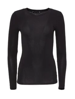 BCBGMAXAZRIA Long Sleeve Tee -Deals BCBGMAXAZRIA Store 2UX6T17E BLK