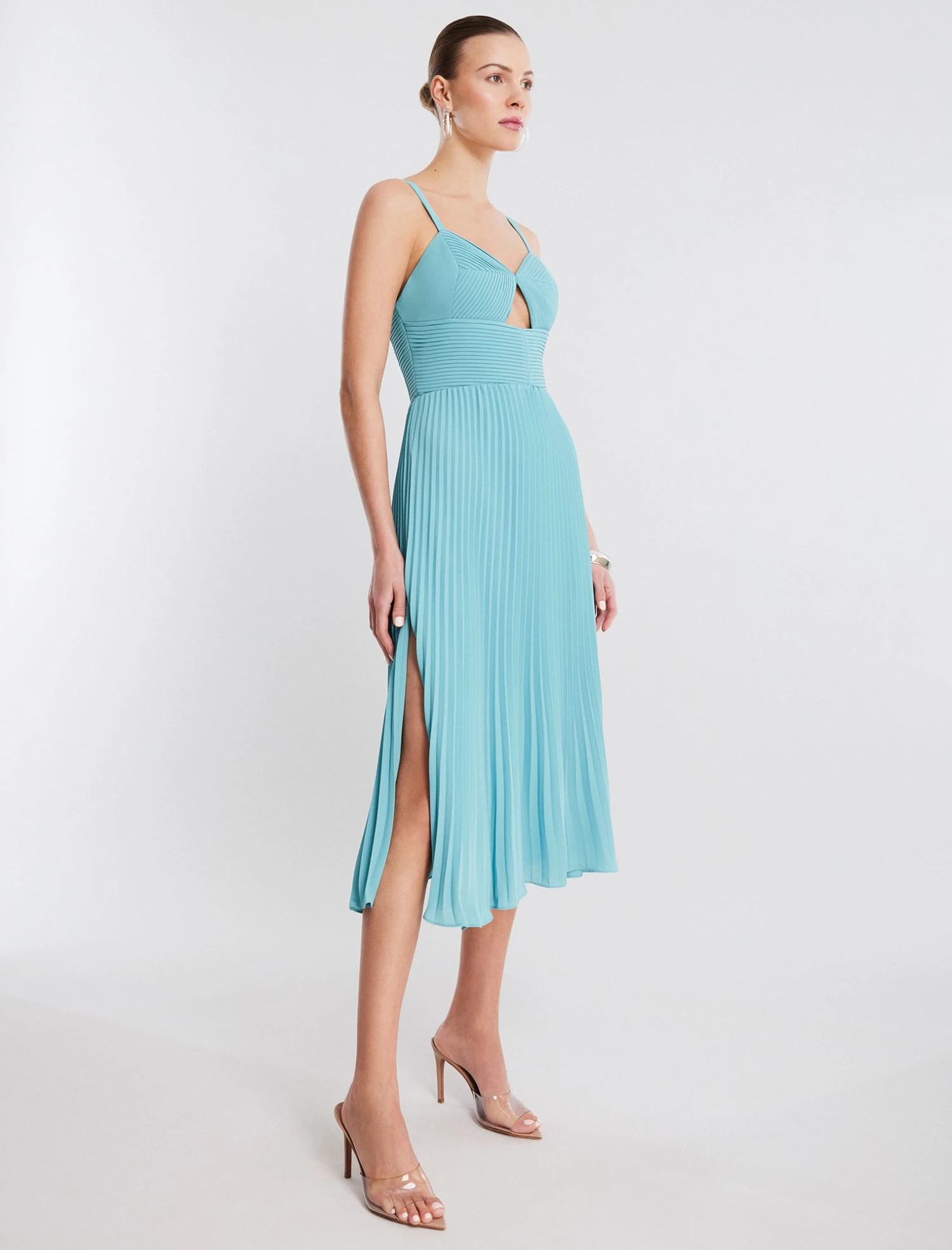 BCBGMAXAZRIA Beatrice Fit-And-Flare Midi Dress 2 BCBGMAXAZRIA Beatrice Fit-And-Flare Midi Dress - Image 2