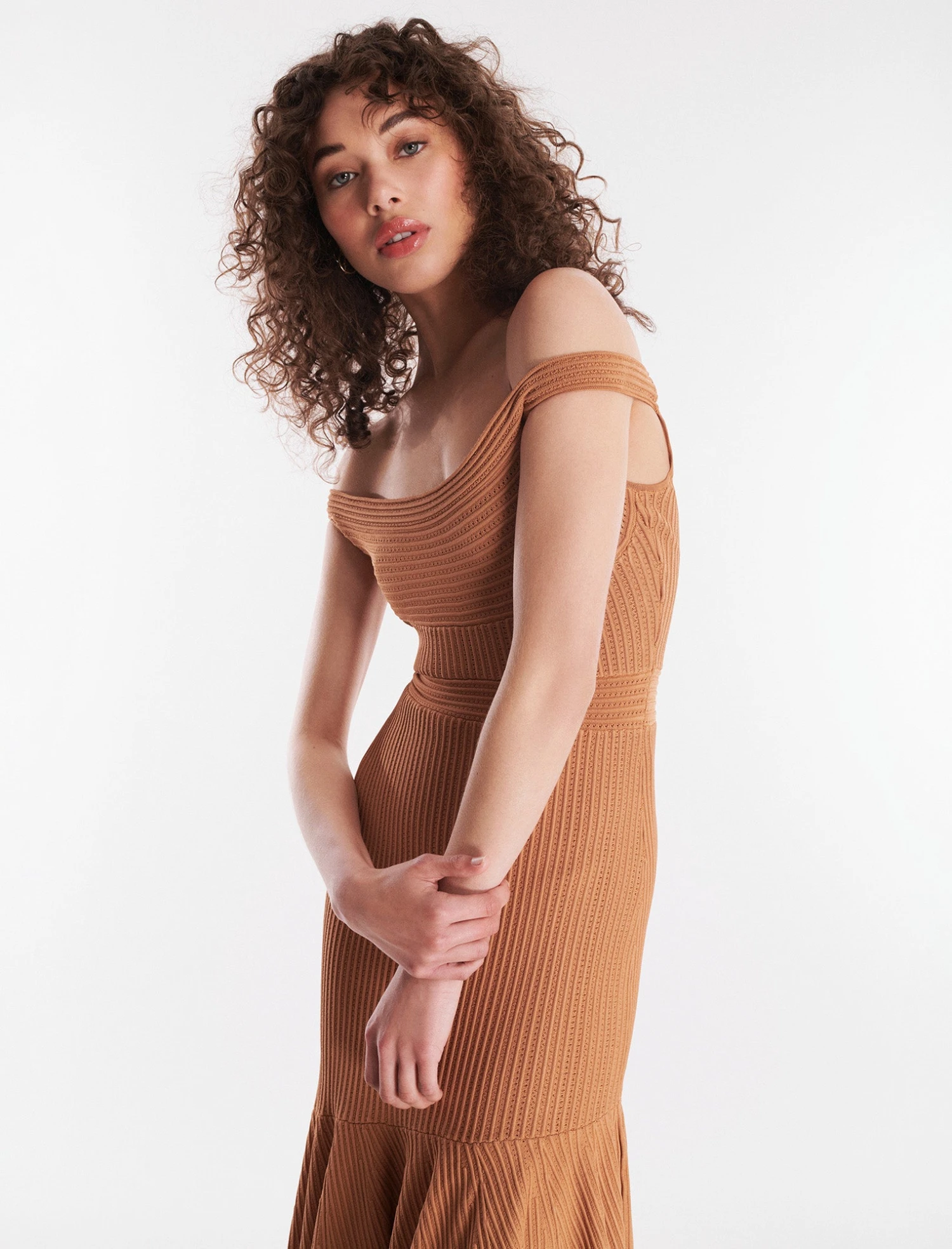 BCBGMAXAZRIA Antoinette Asymmetrical Ruffle Dress 3 BCBGMAXAZRIA Antoinette Asymmetrical Ruffle Dress - Image 3