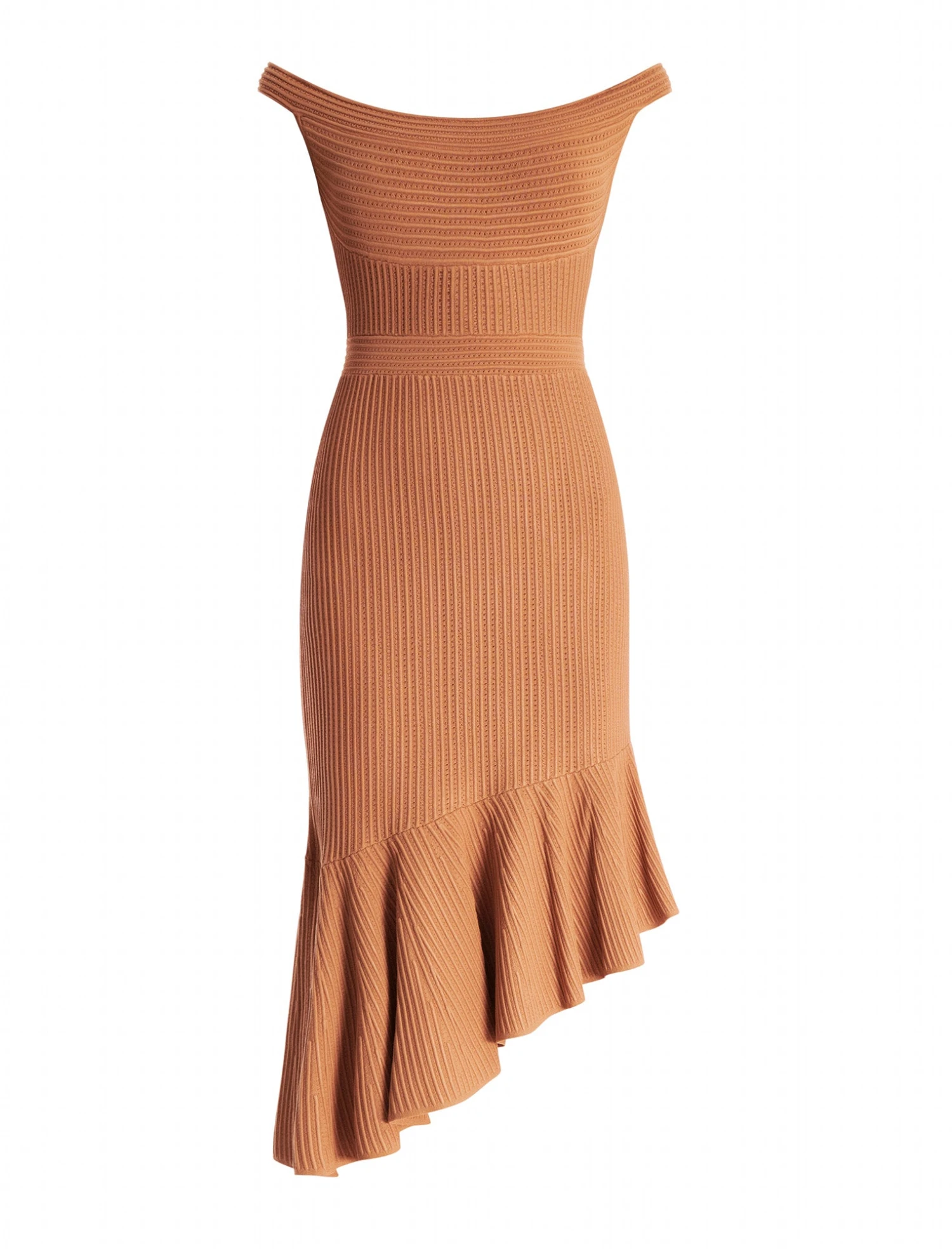 BCBGMAXAZRIA Antoinette Asymmetrical Ruffle Dress 8 BCBGMAXAZRIA Antoinette Asymmetrical Ruffle Dress - Image 8