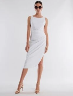 BCBGMAXAZRIA Aspen Shirred Dress