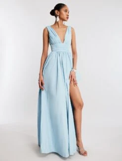BCBGMAXAZRIA Phoenix V-Neck Gown 13 BCBGMAXAZRIA Phoenix V-Neck Gown -Deals BCBGMAXAZRIA Store 3.30 D AFD60485 452 1