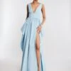 BCBGMAXAZRIA Phoenix V-Neck Gown