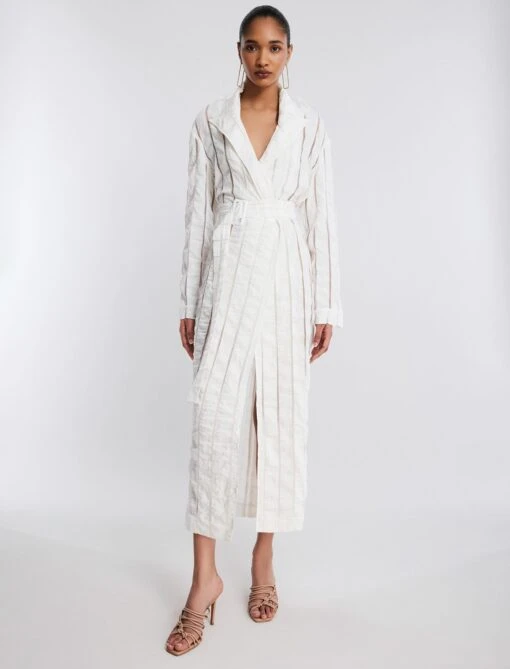 BCBGMAXAZRIA Belted Trench Coat -Deals BCBGMAXAZRIA Store 3.30 O AFC40476 100 1