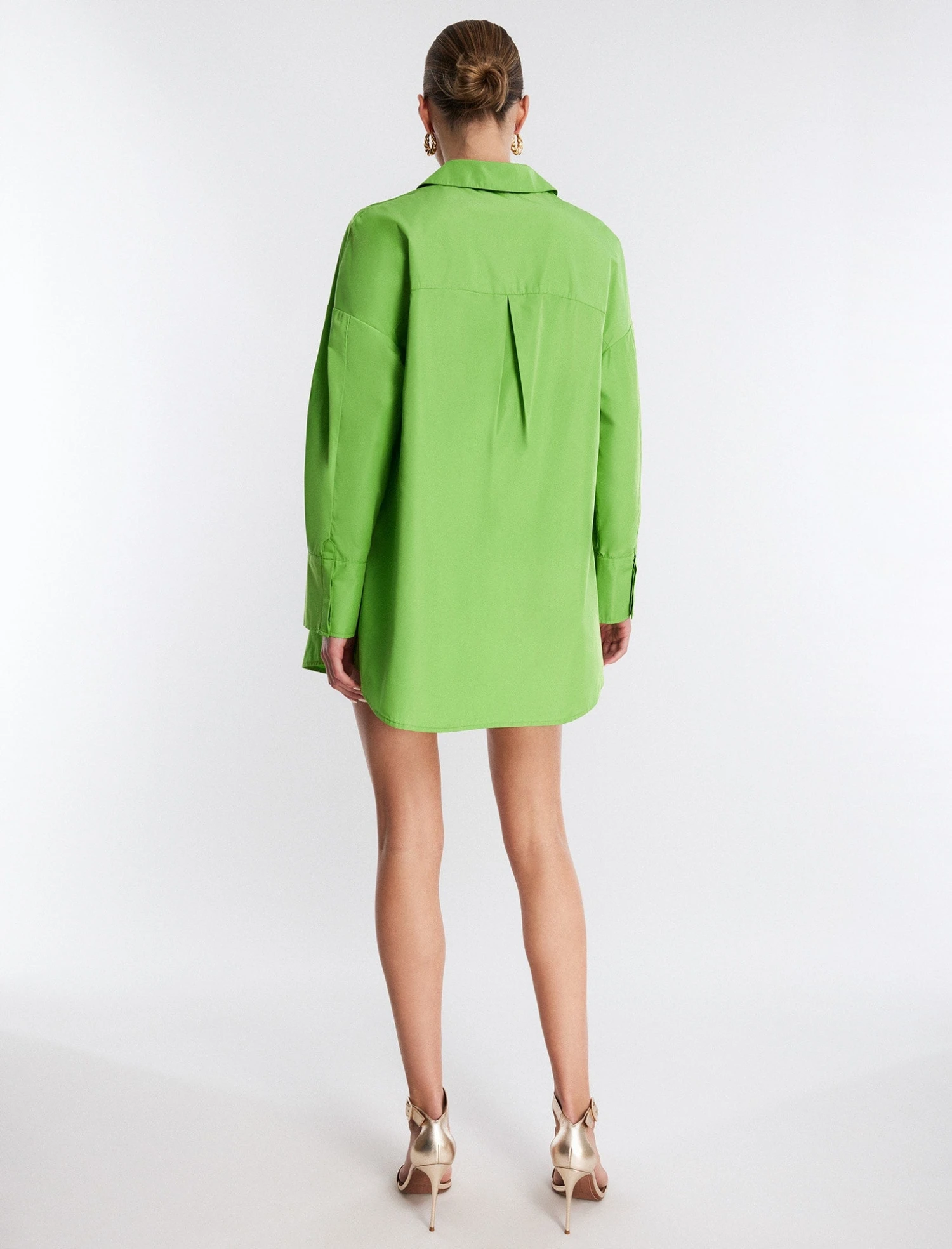 BCBGMAXAZRIA Collared Button-Up Top 4 BCBGMAXAZRIA Collared Button-Up Top - Image 4