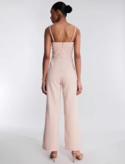 BCBGMAXAZRIA Erin Bustier Jumpsuit -Deals BCBGMAXAZRIA Store 4.30 B 2X03D09E PNK 4