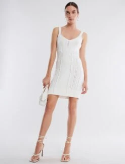 BCBGMAXAZRIA Milo Bodycon Knit Mini Dress