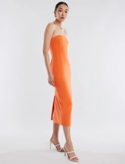 BCBGMAXAZRIA Zane Strapless Midi Dress -Deals BCBGMAXAZRIA Store 4.30 D AEK60520 804 3