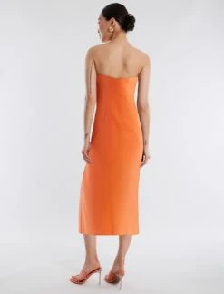 BCBGMAXAZRIA Zane Strapless Midi Dress -Deals BCBGMAXAZRIA Store 4.30 D AEK60520 804 4