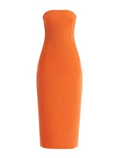 BCBGMAXAZRIA Zane Strapless Midi Dress -Deals BCBGMAXAZRIA Store 4.30 D AEK60520 804 8