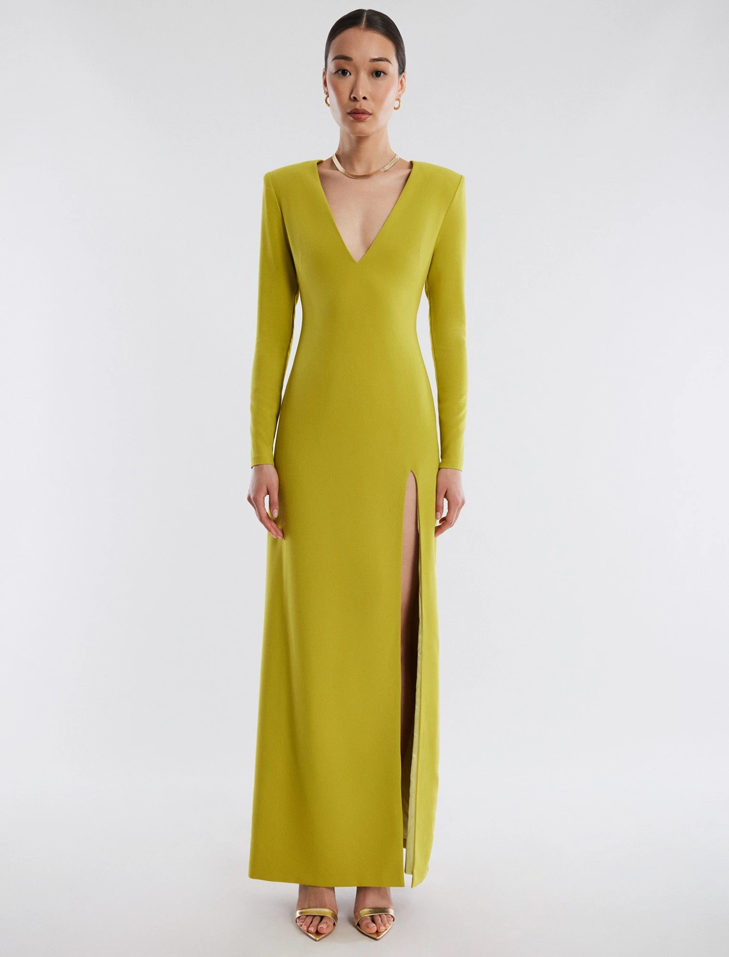 BCBGMAXAZRIA Apollo Long Sleeve Gown 2 BCBGMAXAZRIA Apollo Long Sleeve Gown - Image 2