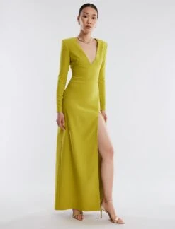 BCBGMAXAZRIA Apollo Long Sleeve Gown 11 BCBGMAXAZRIA Apollo Long Sleeve Gown -Deals BCBGMAXAZRIA Store 4.30 D AEK60523 313 3