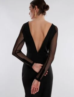 BCBGMAXAZRIA Freya Sheer Illusion Gown -Deals BCBGMAXAZRIA Store 4.30 D AEY60468 001 6