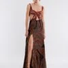 BCBGMAXAZRIA Reeta Cutout Bodice Gown