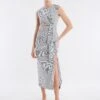 BCBGMAXAZRIA Kira Silky Midi Dress