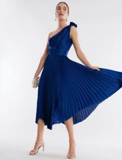 BCBGMAXAZRIA Lola Satin Midi Dress -Deals BCBGMAXAZRIA Store 4.30 D GAS60524 425 3