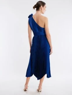 BCBGMAXAZRIA Lola Satin Midi Dress -Deals BCBGMAXAZRIA Store 4.30 D GAS60524 425 4