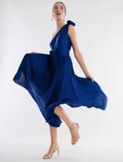 BCBGMAXAZRIA Lola Satin Midi Dress -Deals BCBGMAXAZRIA Store 4.30 D GAS60524 425 5