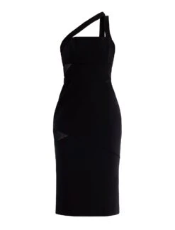 BCBGMAXAZRIA Jordyn One Shoulder Dress -Deals BCBGMAXAZRIA Store 4.30 D MX03D02E BLK 8