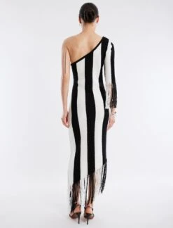 BCBGMAXAZRIA Cassius Fringe Hem Dress -Deals BCBGMAXAZRIA Store 4.30 D XXX50545 969 4