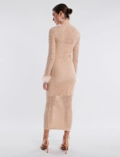 BCBGMAXAZRIA Bodie Feather Sleeve Crochet Dress -Deals BCBGMAXAZRIA Store 4.30 D XXX50546 922 4