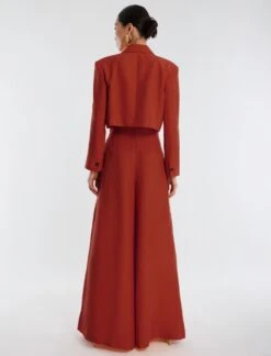 BCBGMAXAZRIA Knox Linen Crop Jacket -Deals BCBGMAXAZRIA Store 430 T AFH40494 931 4 v2 CustomFormat 0