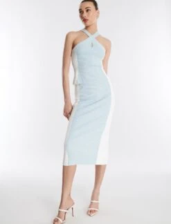 BCBGMAXAZRIA Rebel Bodycon Midi Skirt