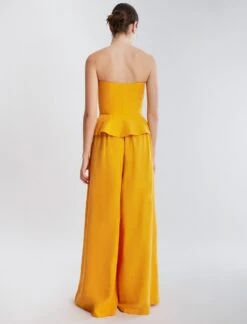 BCBGMAXAZRIA Remington Linen Wide-Leg Trouser -Deals BCBGMAXAZRIA Store 5.30 B AGS20575 704 4