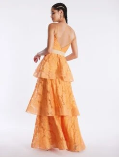 BCBGMAXAZRIA Brianna Tiered Gown -Deals BCBGMAXAZRIA Store 5.30 D AGM60593 704 4