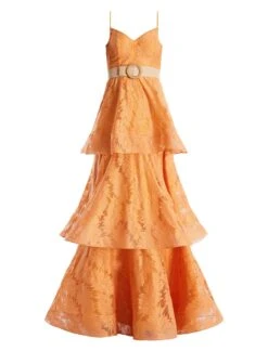 BCBGMAXAZRIA Brianna Tiered Gown -Deals BCBGMAXAZRIA Store 5.30 D AGM60593 704 8