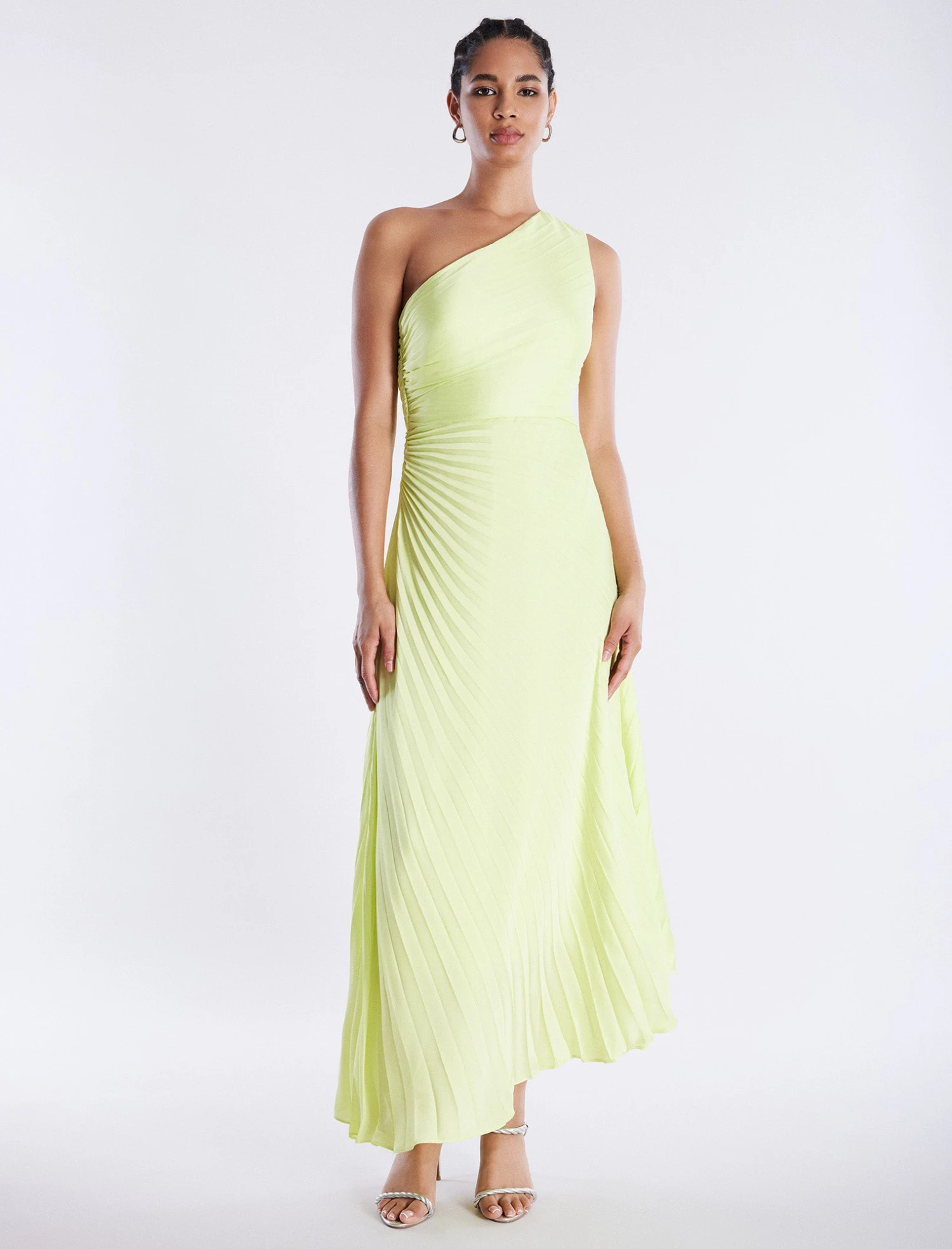 BCBGMAXAZRIA Acacia One Shoulder Satin Gown 1 BCBGMAXAZRIA Acacia One Shoulder Satin Gown
