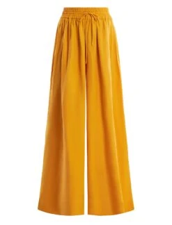 BCBGMAXAZRIA Remington Linen Wide-Leg Trouser -Deals BCBGMAXAZRIA Store 530 B AGS20575 704 8