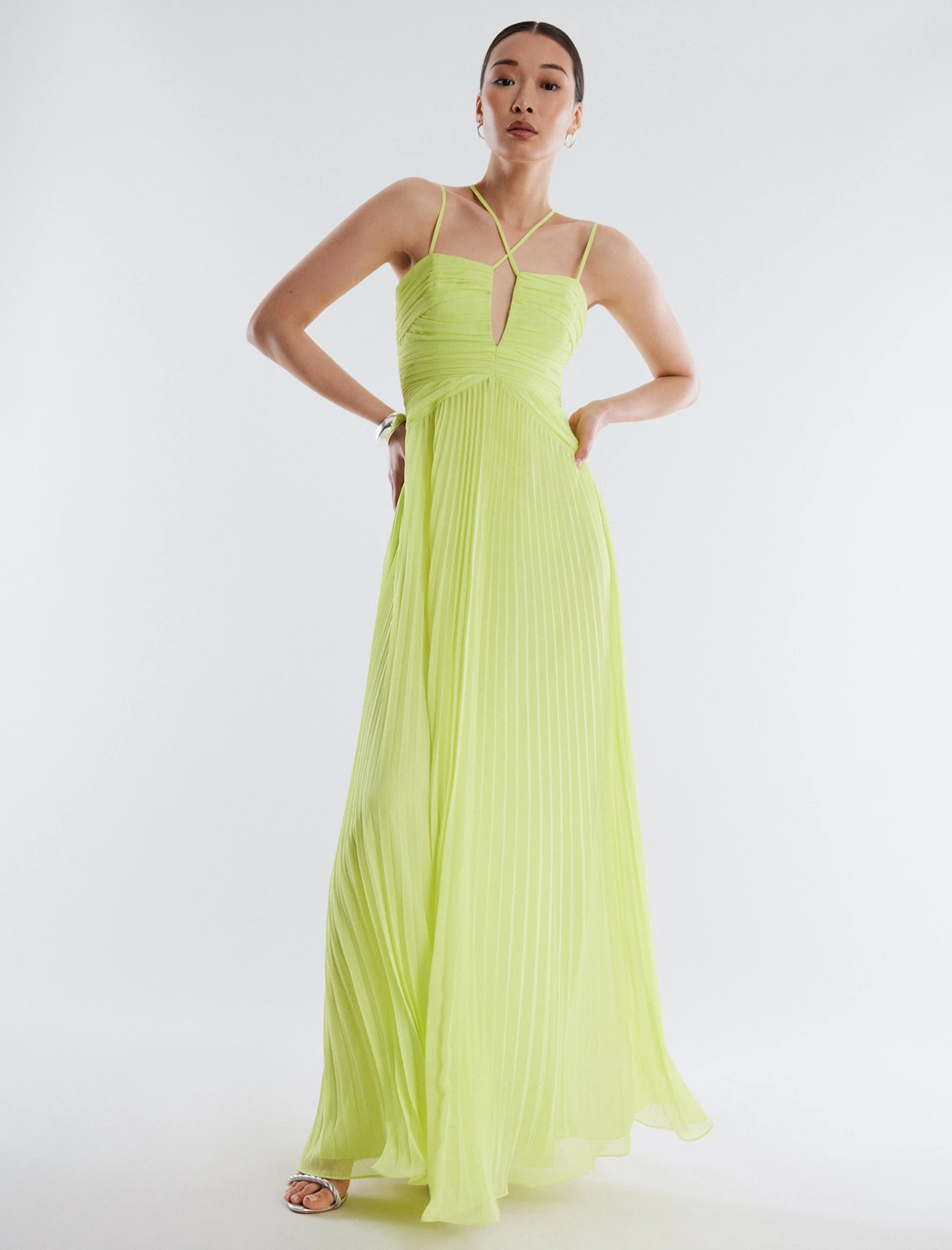BCBGMAXAZRIA Ziv Chiffon Gown 1 BCBGMAXAZRIA Ziv Chiffon Gown