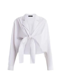 BCBGMAXAZRIA Draped Tie Front Top -Deals BCBGMAXAZRIA Store 530 T AGP10563 111 8